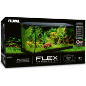 Fluval FLEX akvarijski komplet, 123 litre - crna