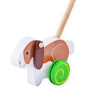 Bigjigs Toys Bigjigs Baby Leseni zajček jezdec