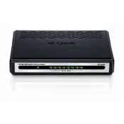 DLINK 8 PORTNO GB STIKALO GO-SW-8G D-LINK, Black