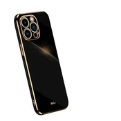 Črn Platinum Ring Ovitek (iPhone 14 Pro Max)