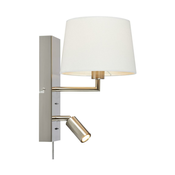 Markslöjd 108596 - LED Stenska svetilka z USB COMO 1xE14/40W/230V + LED/3W
