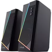 TRUST Zvucnici GXT609 ZOXA RGB 2.0/ crna