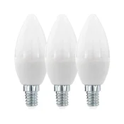 Komplet 3x LED sijalica C37 E14/6W/230V 3000K - Eglo 12884