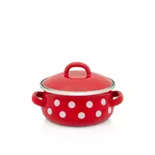 Metalac plitka šerpa BELE TUFNE 12cm/0,75lit