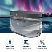Nero Ice bath tub – Rashladna montažna kada Penguin – 170x92x60cm