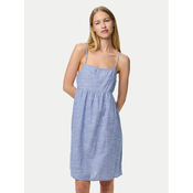 Pieces Poletna obleka Apia 17155309 Modra Regular Fit
