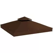 Homestar Nadstrešek za vrtno nadstrešnico 300x300 cm rjav