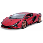 Bburago 1:18 TOP Lamborghini Sián FKP 37 Red