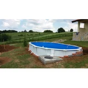 Montažni bazen GRE 6.1m x 3,75m x 1.32m