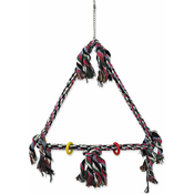 Igrača Bird Jewel gugalnica s pisanimi vrvmi 70x46 cm