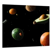 shumee STEKLENA PLOŠČA ZA KUHINJO 65x60 Sadje