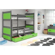 Krevet BMS Rico na kat + ladica 200x90 cm, GRF zelena