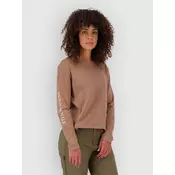 Mons Royale Yonder Merino Organic Cotton Base Layer Top mocha
