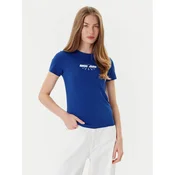 Guess Jeans Majica W5YI04 J1314 Modra Slim Fit
