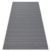 eoshop Preproga CASA ECO SISAL Boho eyelet vzorec 22075, črna, siva, reciklaža bombaž bombaž ( - Velikost: 172x270 cm)