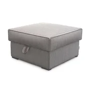 Tabure SMART COSARO XL s prostorom za shranjevanje 71x71 cm, bež
