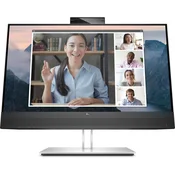HP EliteDisplay E24mv G4 23.8 FHD IPS Conferencing Monitor / 5MP IR Webcam / Zvučnici / HDMI / DP / VGA