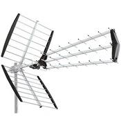 GLOBO strešna antena Opticum GL 1000 + zunanja uporaba, srebrna-črna