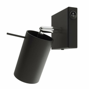 Sollux SL.1049 - Zidna reflektorska lampa RING 1xGU10/10W/230V crna
