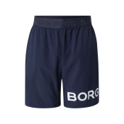 BJÖRN BORG Športne hlače temno modra/bela