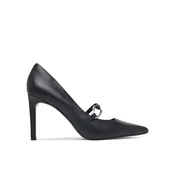 Calvin Klein Čevlji z visoko peto Ess Stiletto 90 Hdw Lth HW0HW03303 Črna