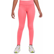 Dječje trenirke Nike Dri-Fit One Legging - sea coral/white