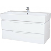 AQUA RODOS stenska omarica z umivalnikom 100 cm VENICE 100 BELA VEN100BS