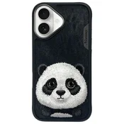 1 to 3 OVITEK NIMMY ZA IPHONE 16 6.1 Z MOTIVACIJO PANDE STILNA ZAŠČITA BIG EYED PET