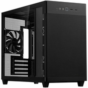 Kućište Asus Prime AP201 TG, Small tower, kaljeno staklo, bez napajanja, Micro ATX, crno 90DC00G0-B39010