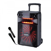 XPLORE Bluetooth zvucnik sa karaoke funkcijom Fiesta XP8813 2x mic/FM/microSD/USB/BT/AUX crni