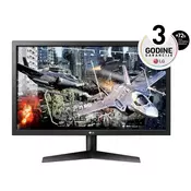 LG LCD 23.6 24GL600F-B TN, Full HD, 144Hz, 1ms, FreeSync, 2xHDMI, DP, Tilt, Vesa