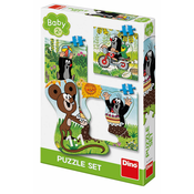 Dino Mole na livadi 3-5 baby set slagalica NOVO