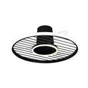 Mantra Iluminación LED stropni ventilator Soho črn DC motor tiho O 66 cm CCT - Dnevna soba/jedilnica - Sodobni - Plastika