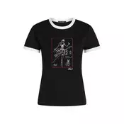 Karl Lagerfeld Majica Le Ballet  rdeča / črna / bela