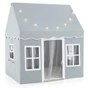 Northix Otroški igralni šotor 121x101x137cm z LED lučkami mreža