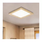 Eglo 75643 - LED Stropna svetilka CALEMAR LED/19W/230V 4000K 43,7 cm rjava