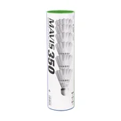 Yonex MAVIS 350 SLOW 6/1, žogica za badminton, bela 015350 S