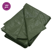 Cerada 180 g/m2 6x12 m zelena HDPE