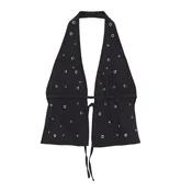 Pull&Bear Top črn denim