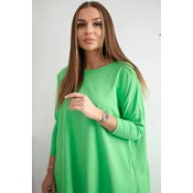 Oversize blouse light green