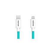 TelForceOne PANTONE KABEL MFI USB-C - LIGHTNING 1,5M, 3A, 60W, MODRO ZELEN [GSM174232]