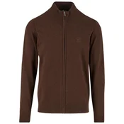 INDICODE JEANS Pletena jopa Tinos temno rjava