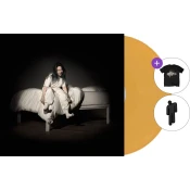 Billie Eilish Majica - When We All Fall Asleep, Where Do We Go? (Pale Yellow Coloured) (LP) SET Black S