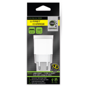 FINISH LINE SUPER HIŠNI POLNILNIK USB+TIP C 3+2,22A FINISH LINE