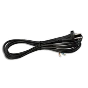 0288 Priključni kabel za električno orodje 6 A 250 V ~ 3500 W, črn 3856024404778