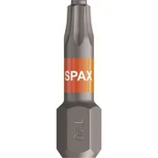 Vijačni nastavek SPAX T-Star 1/4 šestkotni T20/25 mm vodilo trna, vsebina 5 kos