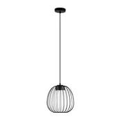 Luster na sajli OVELLA 1xGX53/10W/230V, precnik 25 cm, u crnoj boji