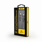 Gembird CC-USB2B-CMCM60-1.5M Kabl Tip-C, 60W, 1.5m
