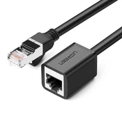 Ugreen Ugreen Internet/Ethernet Patchcord RJ45 F/UTP Cat6 Extension Network Cable, 1000Mbps, 1m - črn