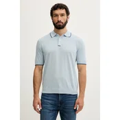 United Colors of Benetton pletena polo majica moška bombažna